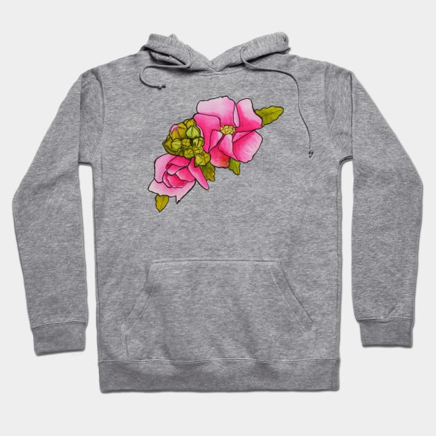 Floral Delight Hoodie by Kirsty Topps